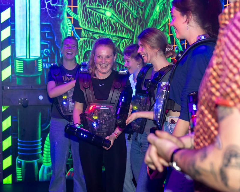 Aloha Amsterdam: Laser Tag Experience - Entering the 450 sqm Arena Under the Bridge