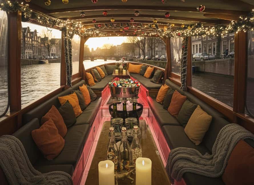 Amsterdam:1.5-Hour Canal Cruise local Guide, Drinks & Snacks - The 1.5-Hour Canal Route, Stop by Stop, With What to Watch For