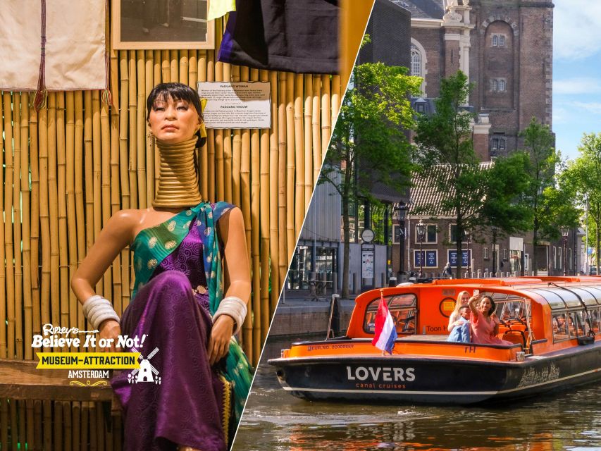 Amsterdam 1-Hour Canal Cruise and Ripley’s Believe it or Not - One ticket that pairs Amsterdam canals with Ripley’s weird science