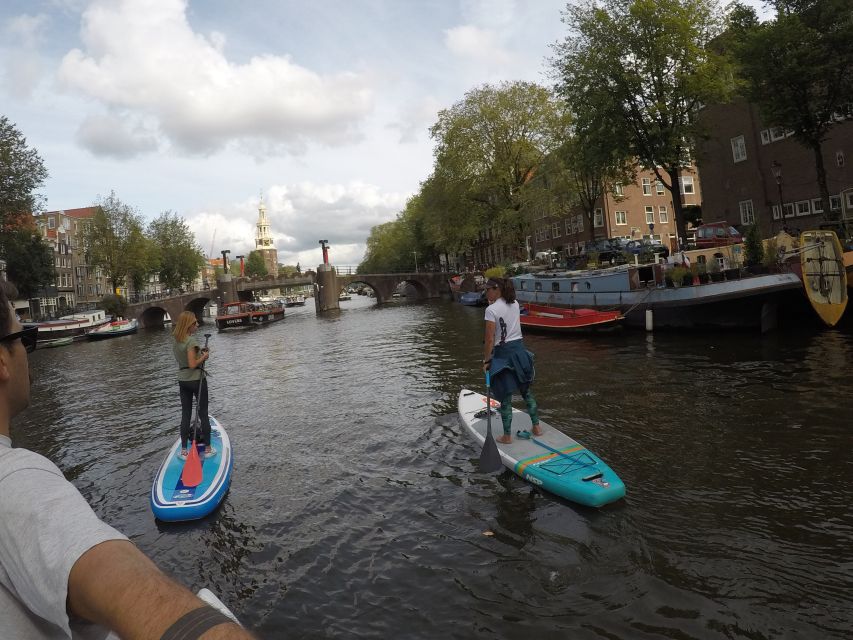 Amsterdam: 2-Hour Stand Up Paddle Board Tour - Nautical Museum and the replica 18th-century ship at the end