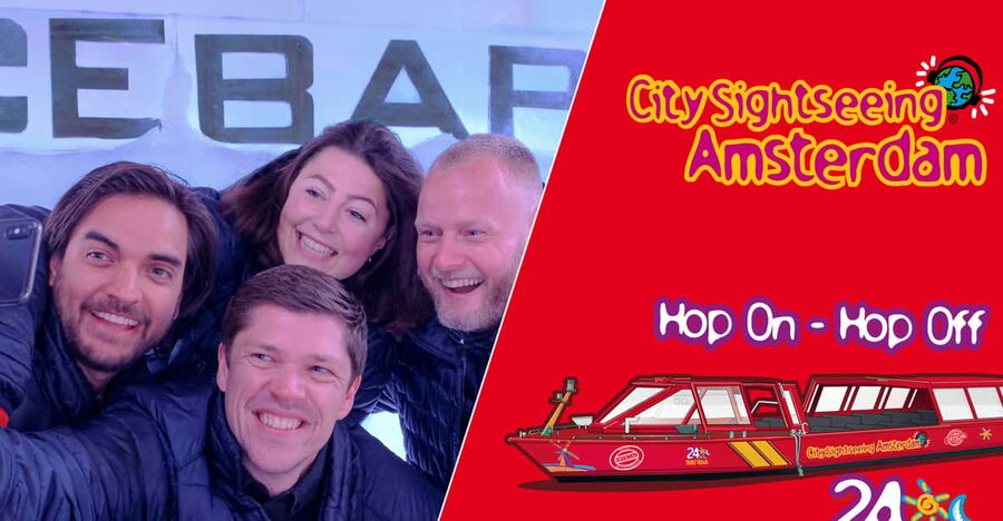Amsterdam: 24-Hour Hop-On Hop-Off Boat and XtraCold Icebar - What You Actually Get With This Boat Plus Icebar Combo