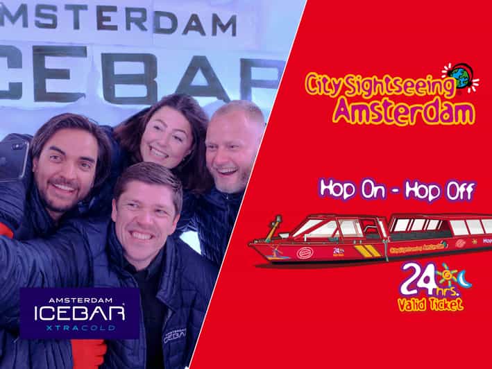 Amsterdam: 24-Hour Hop-On Hop-Off Boat and XtraCold Icebar - Hop-On Hop-Off Routes: Red, Green, and Blue (And How to Choose)