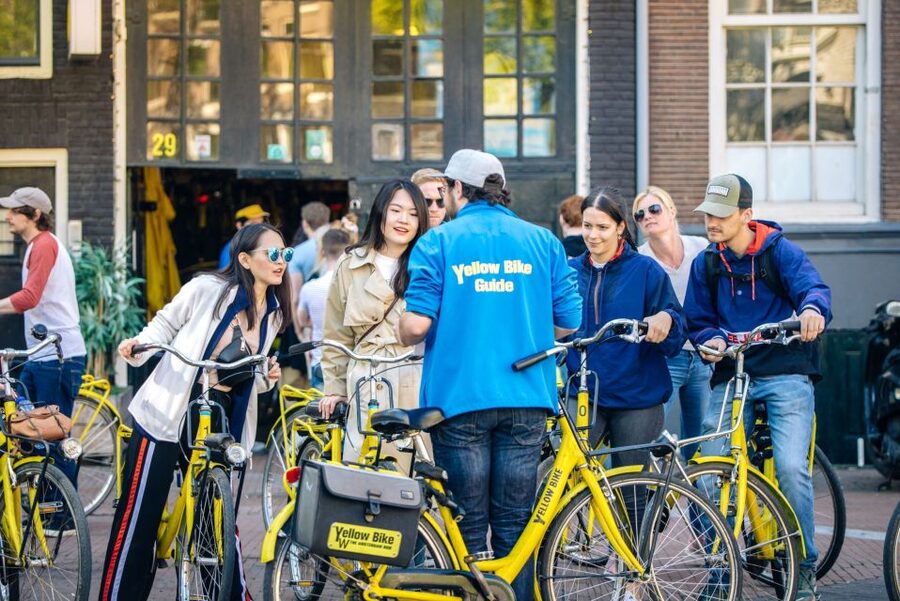 Amsterdam: 3h E-Bike Tour with break - Getting to Yellow Bike Tours and Rental near Amsterdam Central