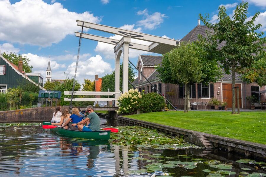 Amsterdam 5-Hour Guided Canoe Trip in the Wetlands - Windmills on the way back, plus a possible swim break