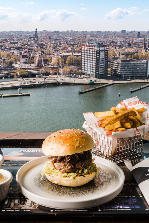 Amsterdam: A'DAM Lookout Entry Ticket with Burger - ADAM Lookout is an easy win for Amsterdam views