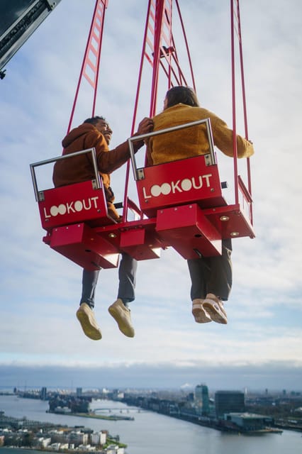 Amsterdam: A'DAM Lookout Ticket and Lunch or Dinner Voucher - Madam Sky Bar and Restaurant: where your €10 voucher meets the view