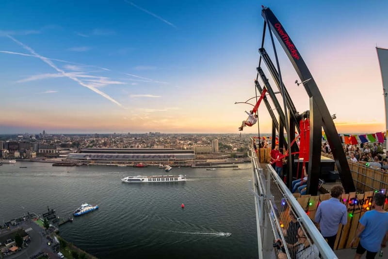 Amsterdam: A'DAM Lookout with Revolving Restaurant Moon - Optional Thrills at the Tower: Over The Edge and Amsterdam VR