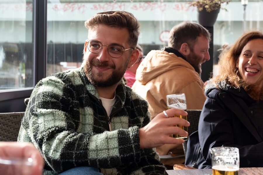 Amsterdam All Inclusive Guided Walking Craft Beer Tour - The First Beer Stop: Getting Your Bearings Fast