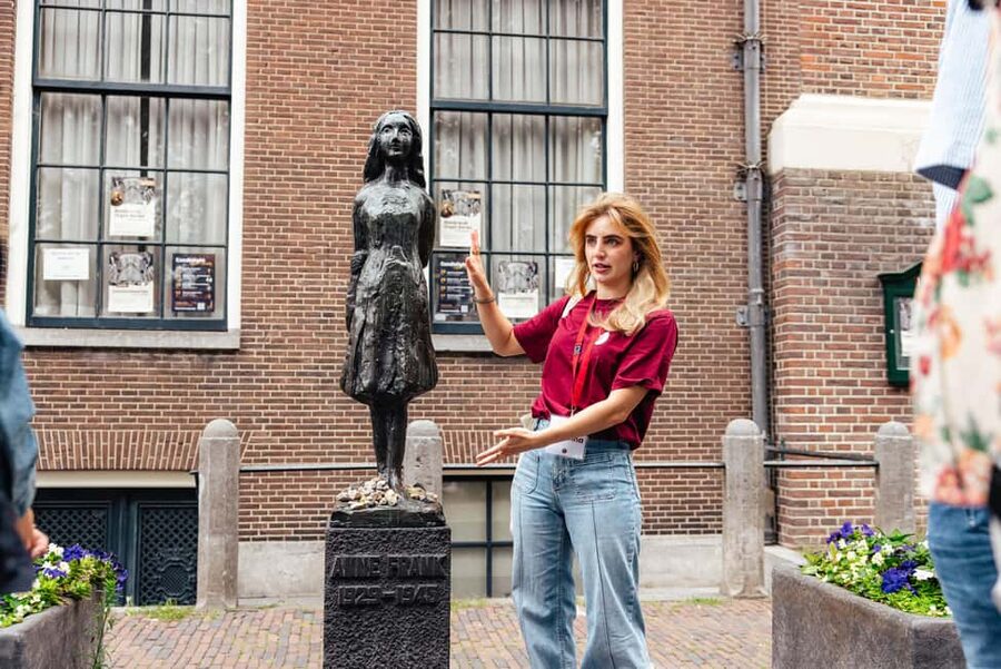Amsterdam: Anne Frank Walking Tour - Guided in EN/DE/IT/ES - Current Jewish Amsterdam today: ending with real-life continuity