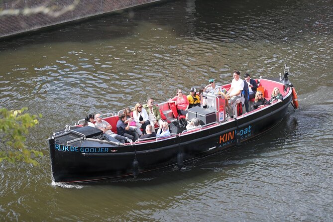 Amsterdam Canal Cruise in Open Boat with Unlimited Drinks Option - The boat and comfort details that matter in real weather