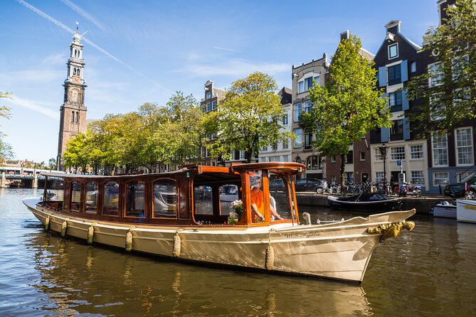 Amsterdam Canal Cruise with Cheese and Wine - The Wooden Boat Experience: Live English Guide, Small Group, Mobile Ticket
