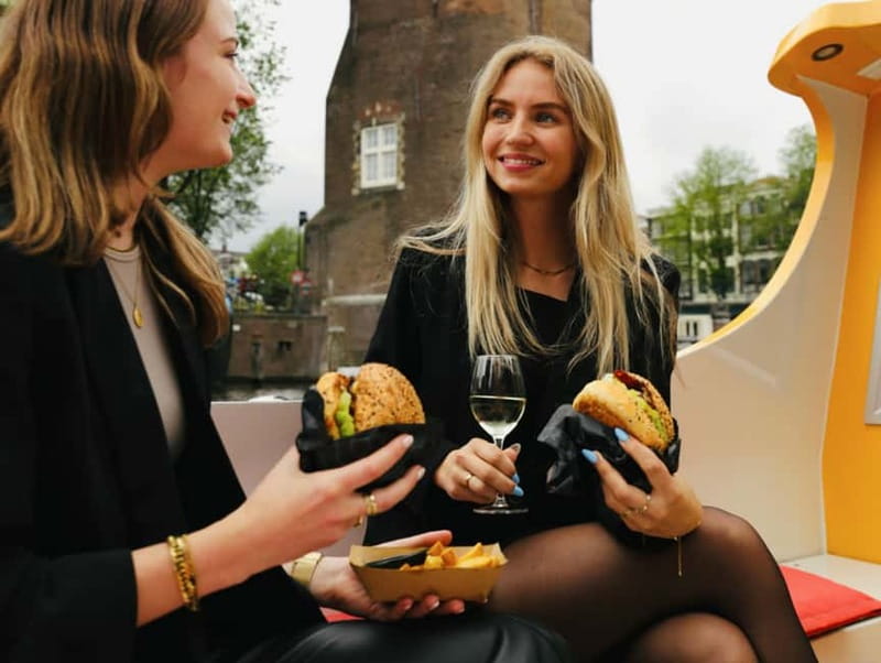 Amsterdam canal cruise with culinary burger or cheese & wine - The Route: Stops You’ll Float Past on the Way to Amsterdam Centraal
