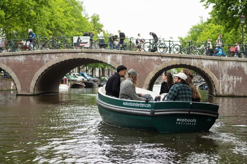 Amsterdam: Captain For a Day 2-Hour Boat Rental - Being the captain: steering a 100% electric boat