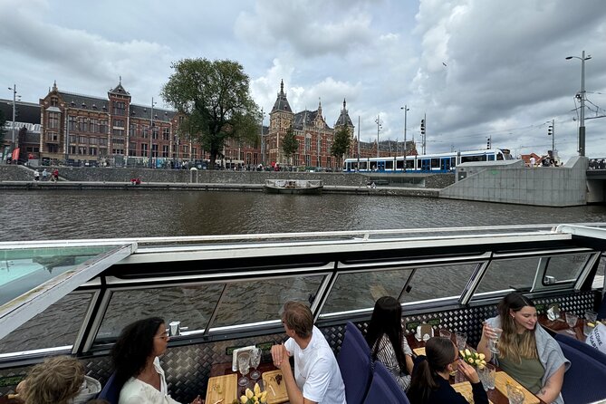 Amsterdam Cheese and Wine Canal Cruise - Amstel Church, Skinny Bridge, and the clever engineering of narrow crossings
