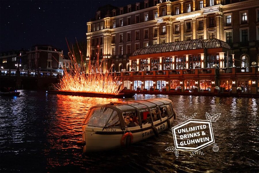 Amsterdam: Covered Canal Booze Cruise with Unlimited Drinks - Stop by Stop: What You See and Why It Matters