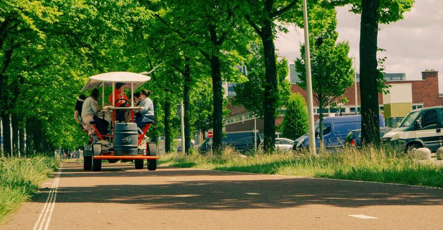 Amsterdam: Dutch Beer Bike Blast Tour with Onboard Bar - Where you start in Amsterdam: Rhoneweg 1 and the Sloterdijk area