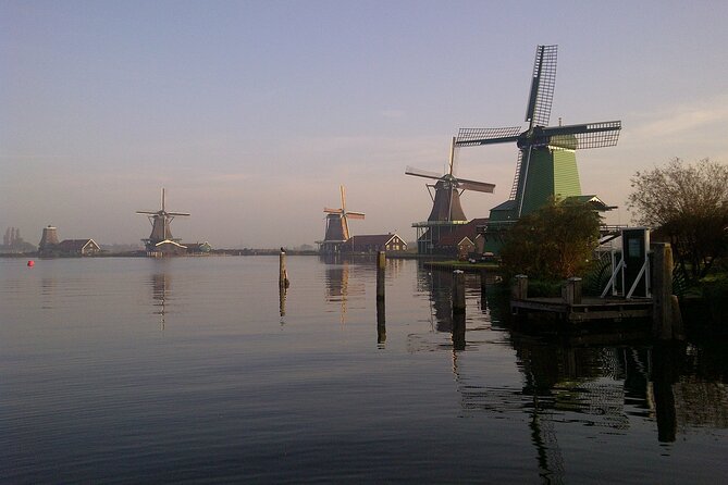 Amsterdam E Bike Tour to the Windmills of Zaanse Schans - NDSM return ride: street art harbor energy on the way back