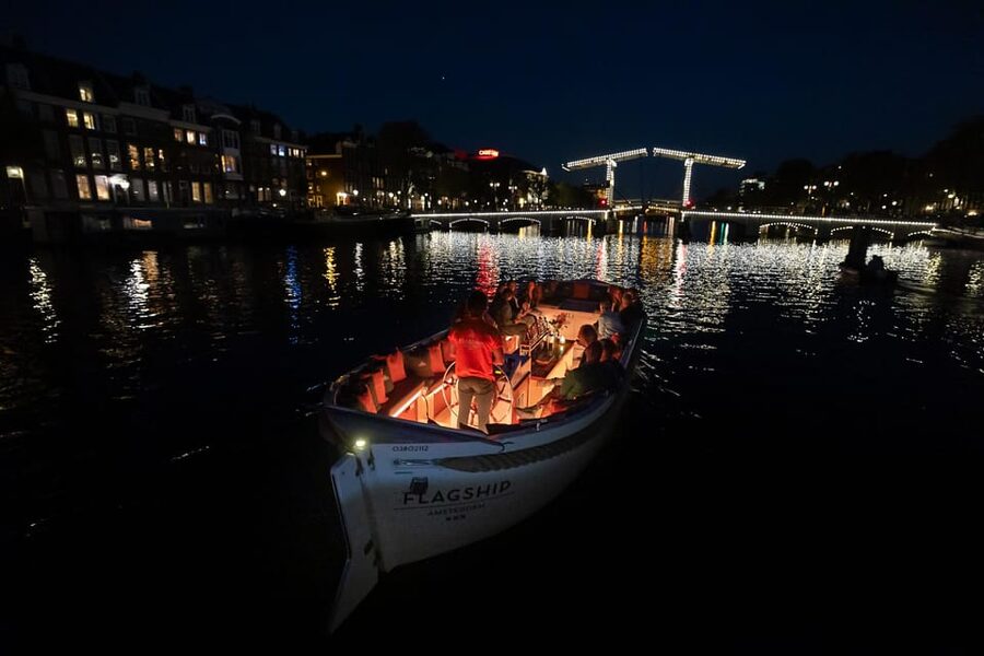 Amsterdam: Evening Canal Cruise with (Open) Bar on Board - Your boat, the onboard bar, and the small-group vibe
