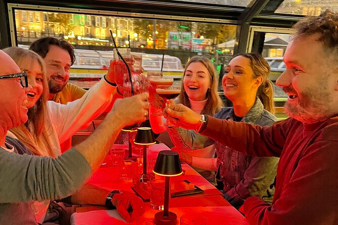 Amsterdam Evening Cocktail Cruise with snacks - Seating, Sharing a Table, and How to Get Your Preferred Window View