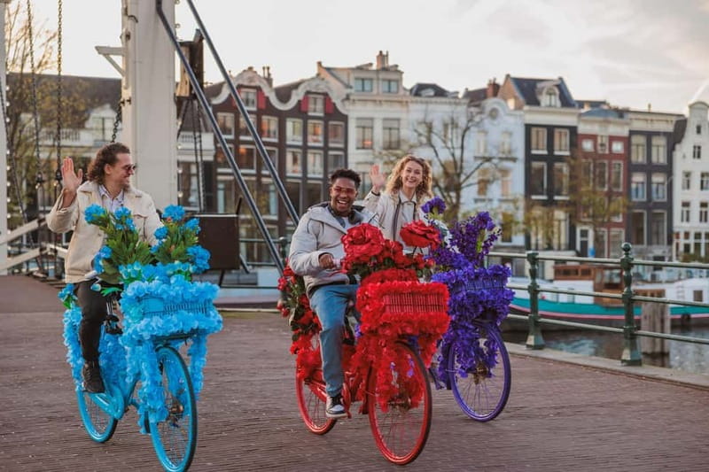 Amsterdam: Explore Canals, Guided Tour on Flower Bikes - Getting on Warren’s FlowerBike: what the ride feels like