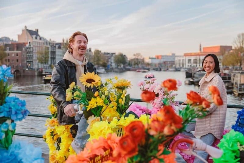 Amsterdam: Explore Canals, Guided Tour on Flower Bikes - What’s included, and why it adds real value