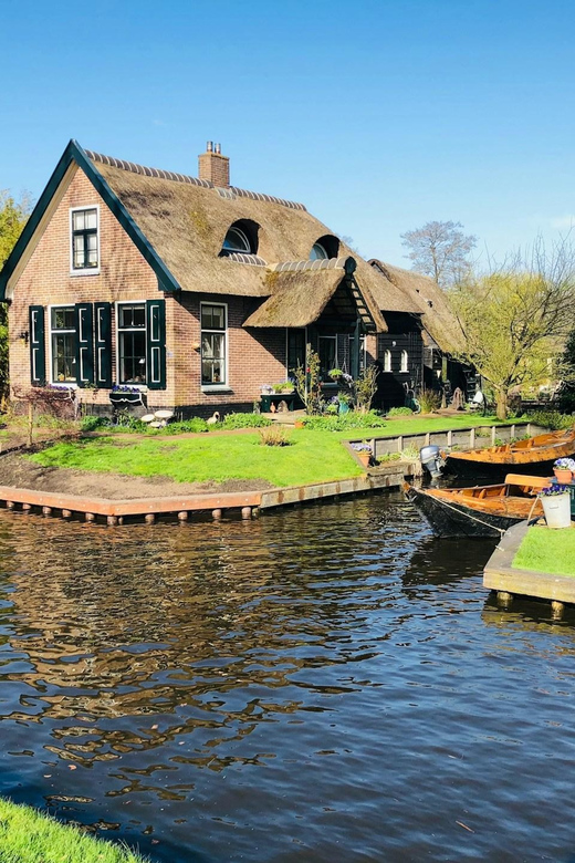 Amsterdam: Explore Giethoorn in a Private Tour with Driver - Giethoornsche Lake Boat Cruise: More Water Time, Different Angles