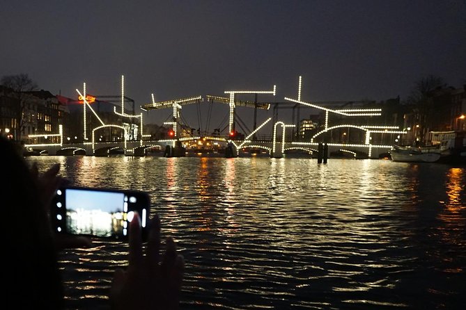 Amsterdam Festival of Lights Cruise by Captain Dave - Getting the Best Light Festival Angles on a Real Boat