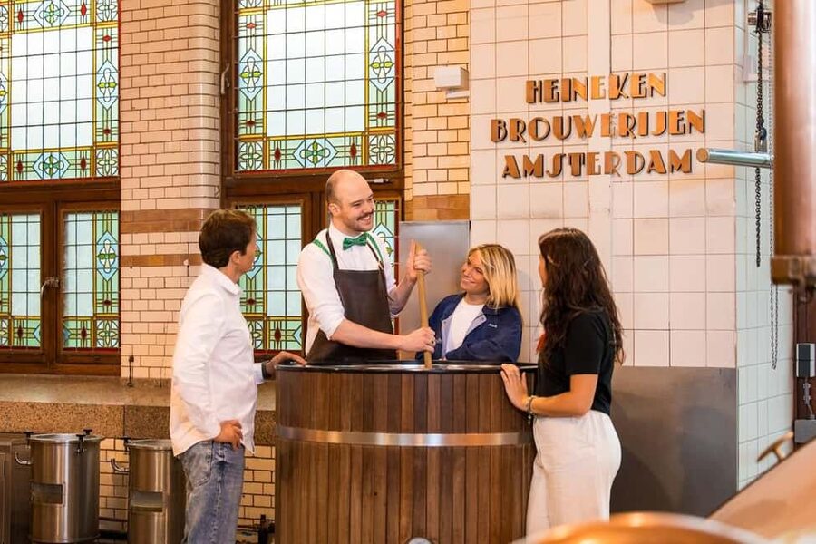 Amsterdam: Heineken Experience Ticket - Ticket Value: $28 for Entry, Audio, and Drinks