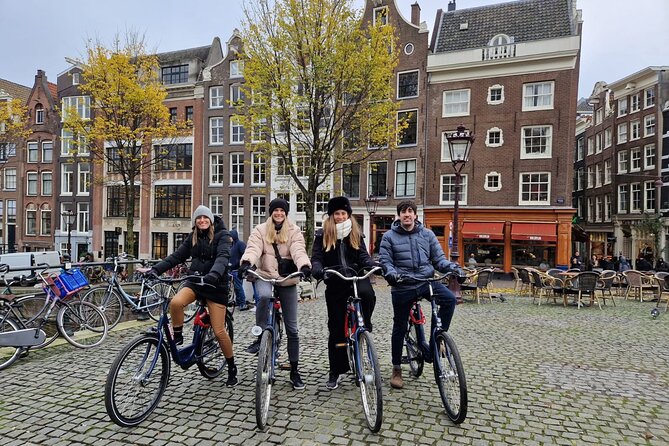 Amsterdam Highlights Bike or E-Bike Tour - Anne Frank House area, Rembrandt’s burial site, and the heavier pauses