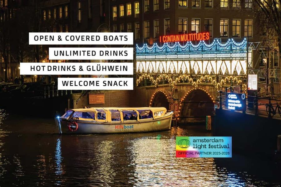 Amsterdam: Light Festival Boat Tour with Warm Drinks - Why the Open Boat Makes Amsterdam Light Festival Feel Different