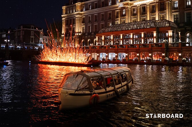 Amsterdam: Light Festival Cruise with Unlimited Drinks Option - Drinks and snacks: unlimited option, realistic expectations