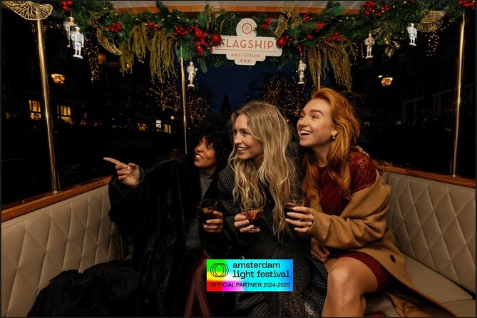 Amsterdam Light Festival: Heated Boat Cruise + Hot Drinks & Bite - Price and what you get for $26.60