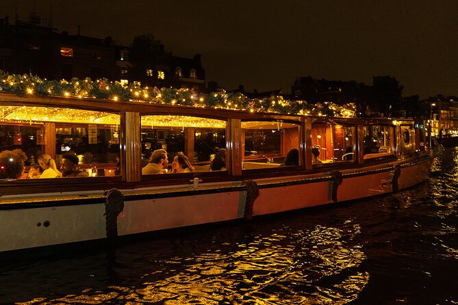 Amsterdam Light Festival: Heated Cruise with Hot Drinks & Bite - Amsterdam Light Festival from the water, with real-time guidance