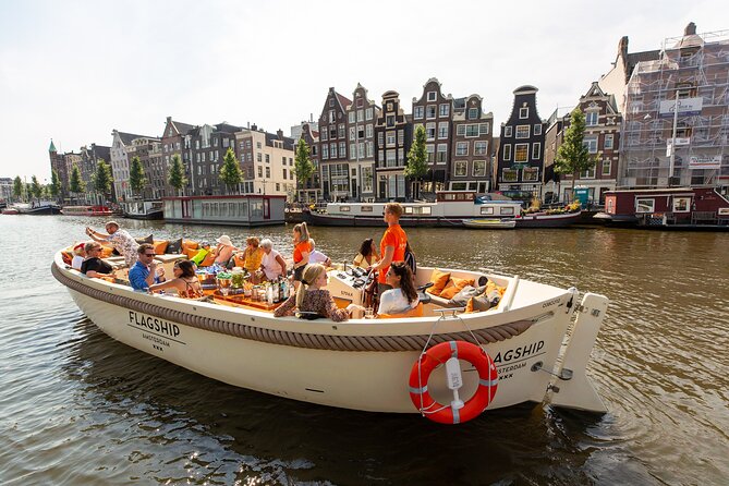 Amsterdam Luxury Canal Cruise + Unlimited Drinks & Bites option - Anne Frank House From the Water, Powerful but Time-Sensitive