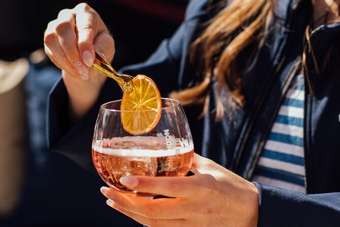 Amsterdam: Luxury Saloon Boat Cruise with Cocktails & Waffle - A hotel ship, museum buildings, and the Amstel-side vibe