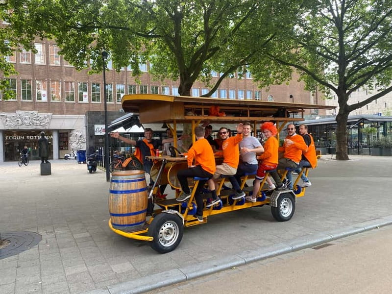 Amsterdam: MIXED - Beer & Bubbles Bike Tour - What You Get On Board: Beer, Bubbles, and a Real Sober Driver