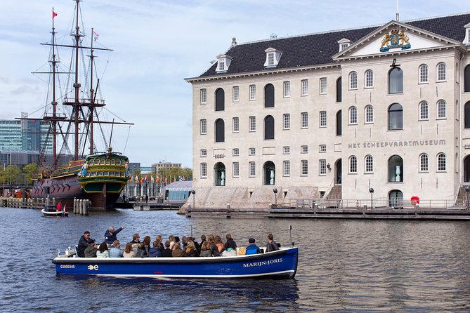 Amsterdam Open Boat Sightseeing Canal Cruise - Meet at Blue Boat Company on Stadhouderskade