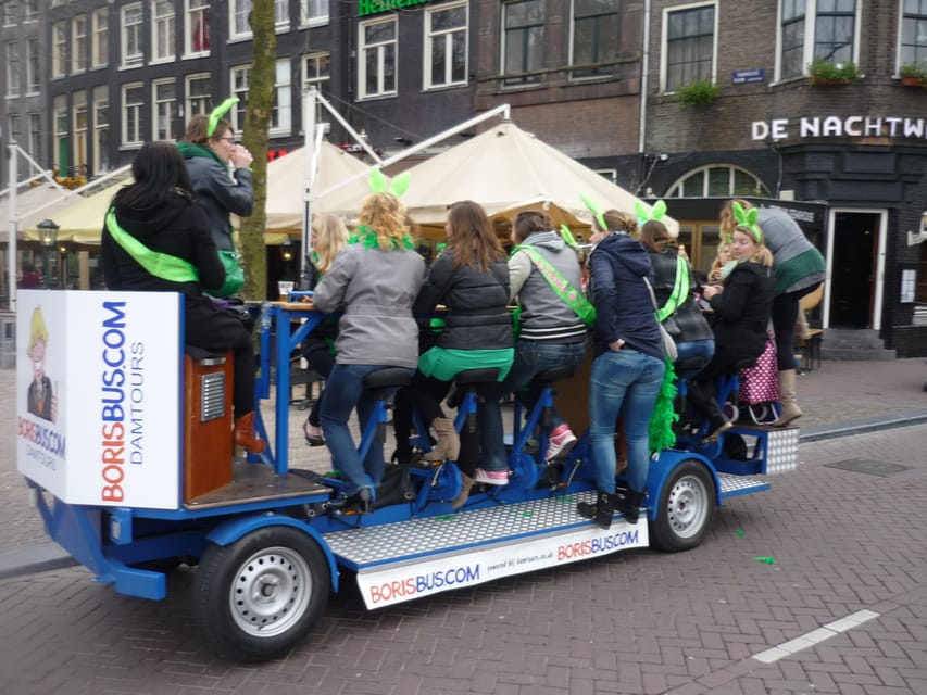 Amsterdam: Party Bike Tour with Beer - Electric-Assist and the Pedal Switch: Who Does the Work