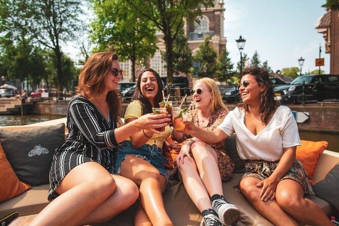 Amsterdam Private Boat Tour with Unlimited Drinks - Unlimited drinks onboard: fun, but pace yourself