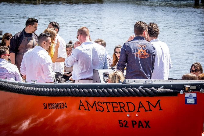 Amsterdam Private Boat Trip With Skipper, Burger and Beers - Stop-by-stop canal route: the big names you will see from the water