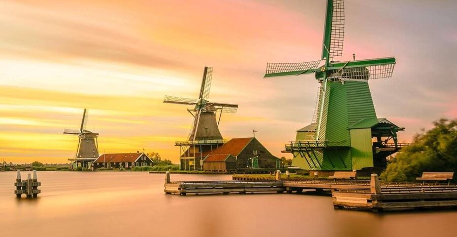 Amsterdam: Private Zaanse Schans Windmills and Volendam Trip - First Stop: Zaanse Schans Windmills and Windmill Park Time