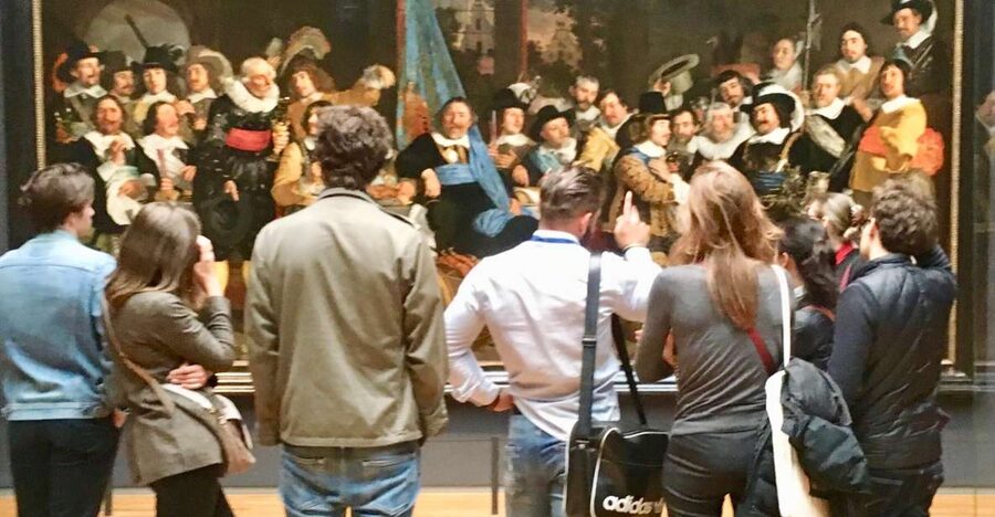 Amsterdam: Rijksmuseum Masterpieces Guided Small Group Tour - Entering the Rijksmuseum with a guide, not just a ticket