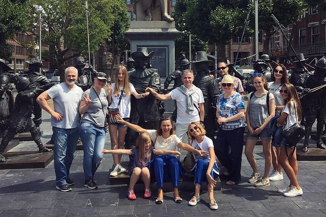 Amsterdam Sightseeing Tour + Hidden Gems + Tastings + PDF guide - National Monument, Royal Palace exterior, and Nieuwe Kerk: what you get without a long line