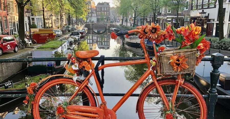 Amsterdam: Small Group Walking Tour with Fun Guide - Walking past the Anne Frank house and into canal Amsterdam