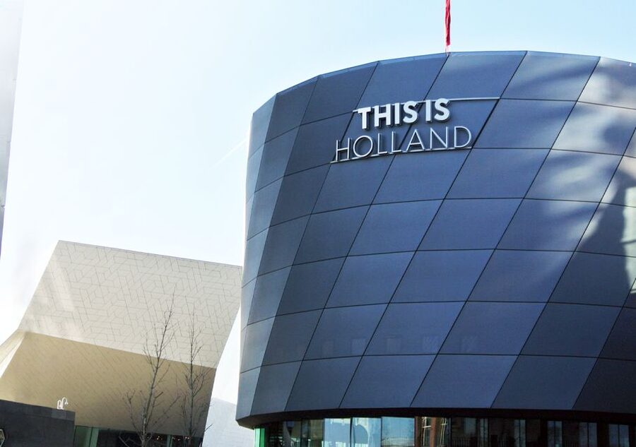 Amsterdam: This is Holland 5D Flight Experience Entry Ticket - The 5D flight simulation: hanging in the sphere, then flying over Holland