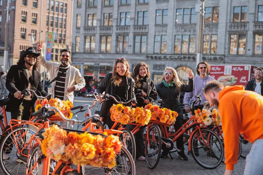 Amsterdam: Top Highlights Guided Bike Tour EN/DE/ES/FR/IT/CN - Stop by Stop: The Route That Hits Amsterdam’s Main Themes