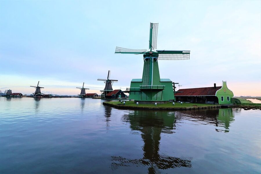 Amsterdam: Windmills E-Bike Tour to Zaanse Schans - Zaandam and the Inntel Hotel photo stop that everyone remembers