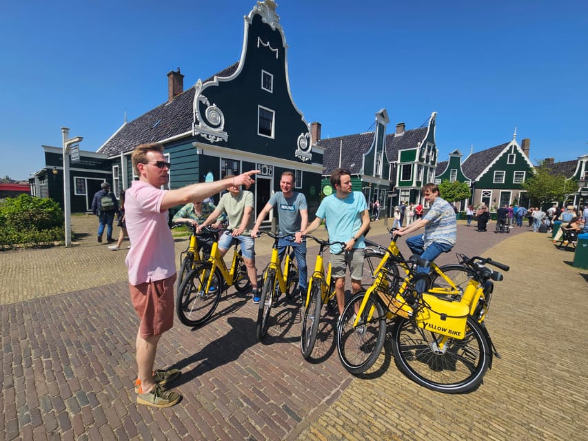 Amsterdam: Zaanse Schans E-Bike Tour with Windmills & Cheese - The ride back: Verkadefabriek, Zaandam views, and the Kissing Couple stop