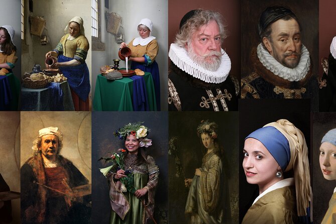 Become a Dutch Art Piece Photo Shoot in Amsterdam - Single Portrait - Meeting point and how close it feels to the action