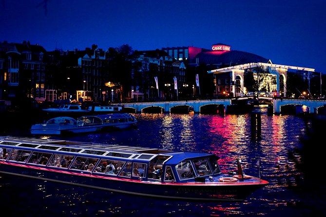 Evening Canal Cruise in Amsterdam with Wine & Cheese Option - The UNESCO canal belt at night: Singel, Herengracht, Keizersgracht, Prinsengracht